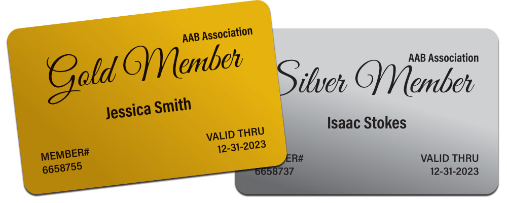Membership on sale card printing